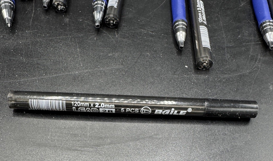Lot Of 16 Mechanical Baile 520 Automatic Clutch Pencil W Extra Lead Pack
