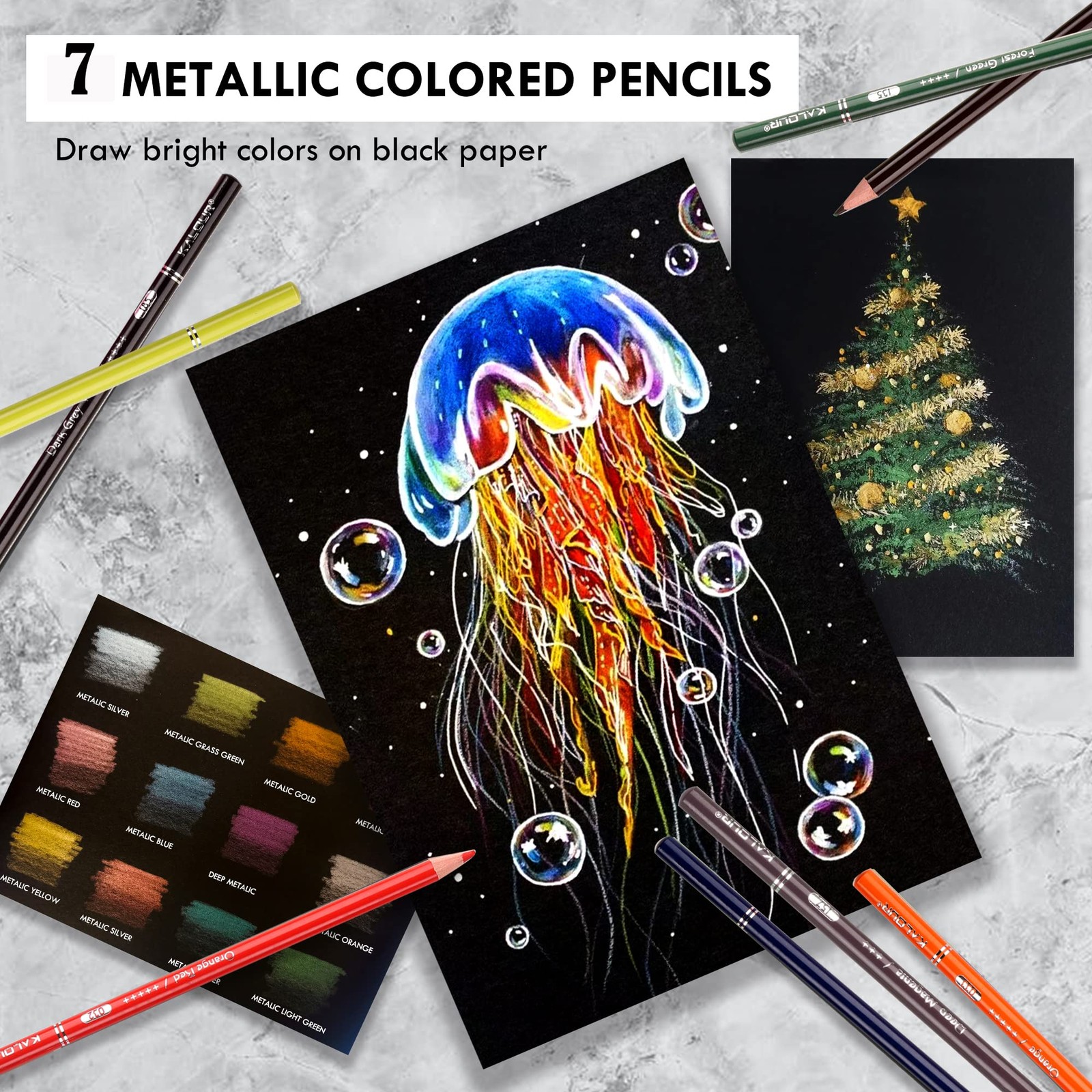 KALOUR 72 Colored Pencils for Adult Coloring 72 Count (Pack of 1), Pink