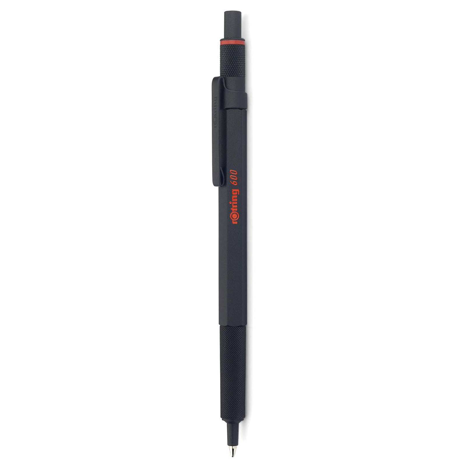 rOtring 600 Metal Mechanical Pencil Black Brass Mechanism Ergonomic Design