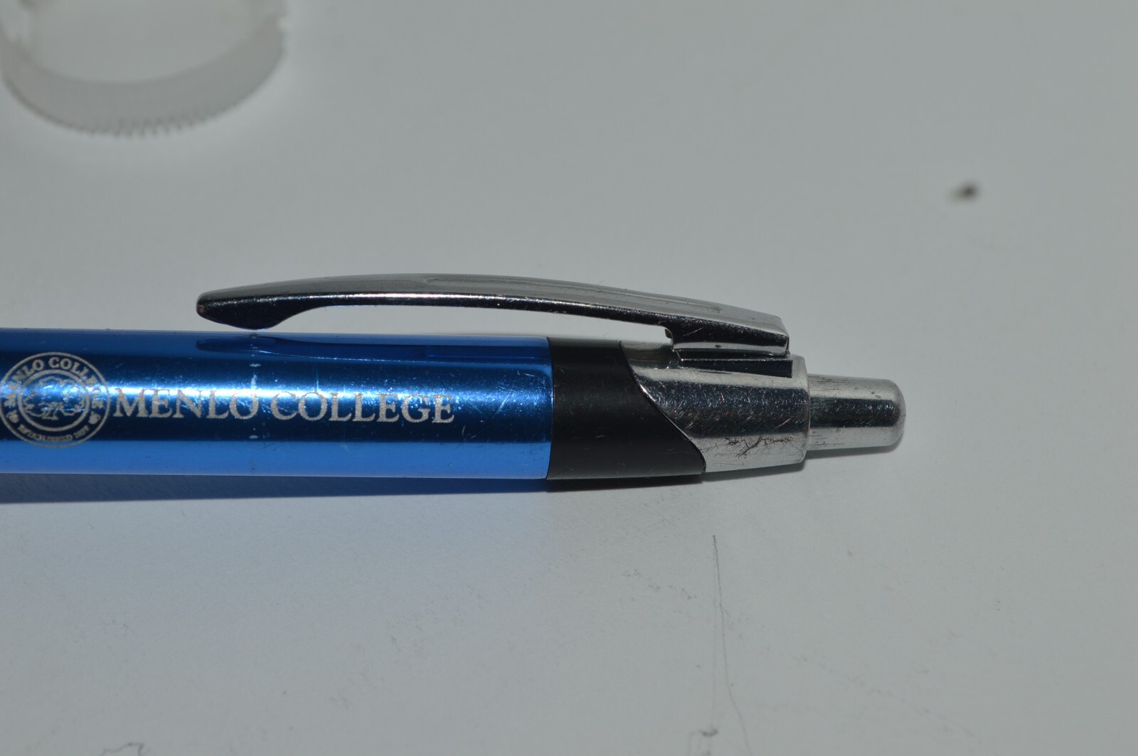 MENLO COLLEGE Automatic Pencil Promotional 0.7mm Blue Ergonomic Grip Tested
