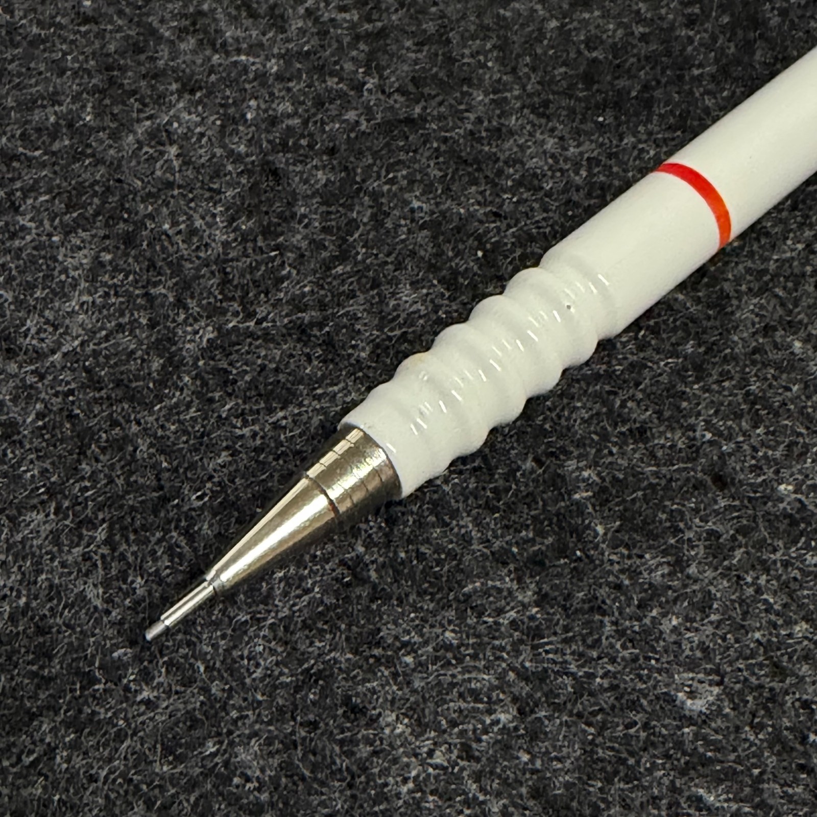 Rare Vintage rOtring Tikky Special 1.0mm White Orange Germany Gen 1 NOS