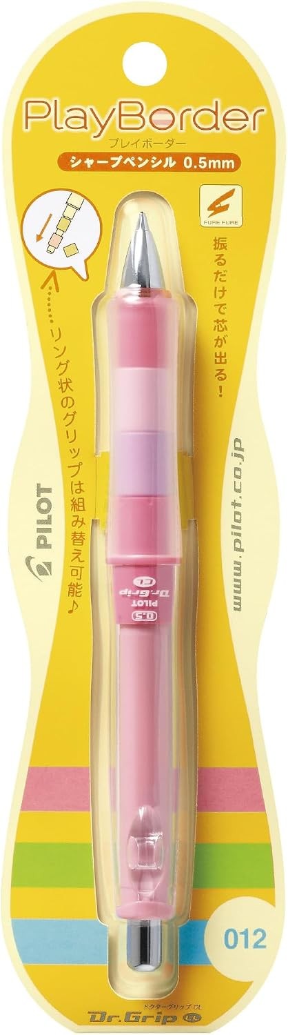 Pilot Dr Grip 0.5mm Mechanical Pencil Floral Pink