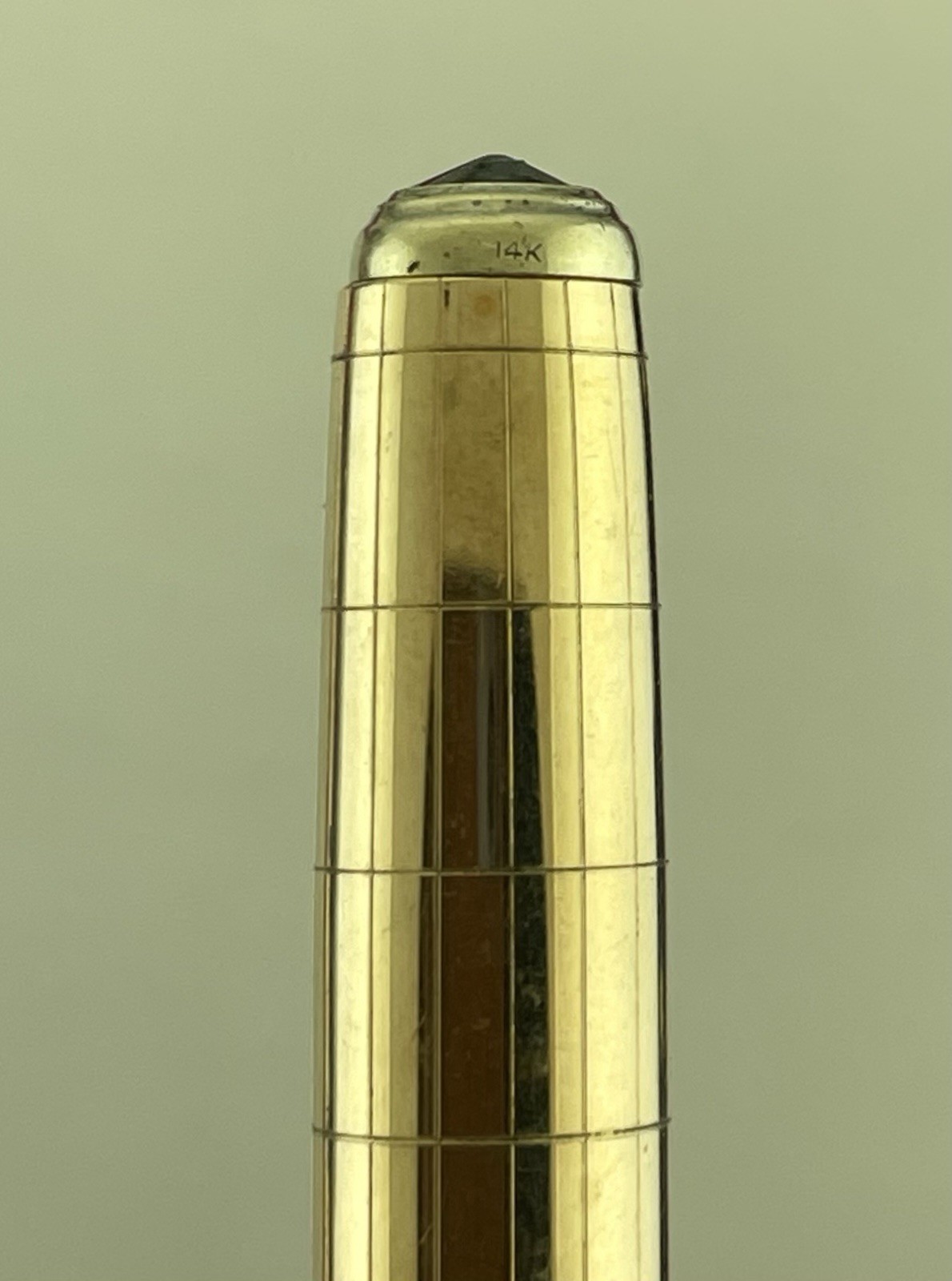 Parker 51 Pencil ~ To Match Fountain Pen ~ Windowpane ~ 14K Trim ~ Clean