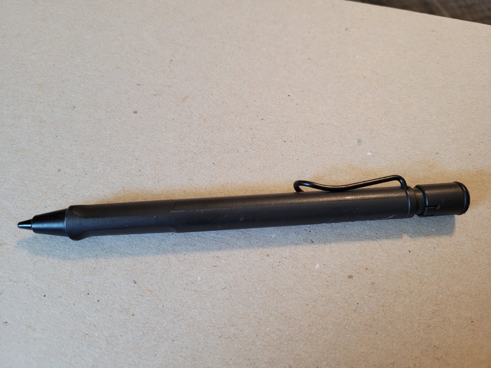 Vtg Lamy Safari Push Mechanism Pencil (0.5 mm) in Gray Black clip West Germany