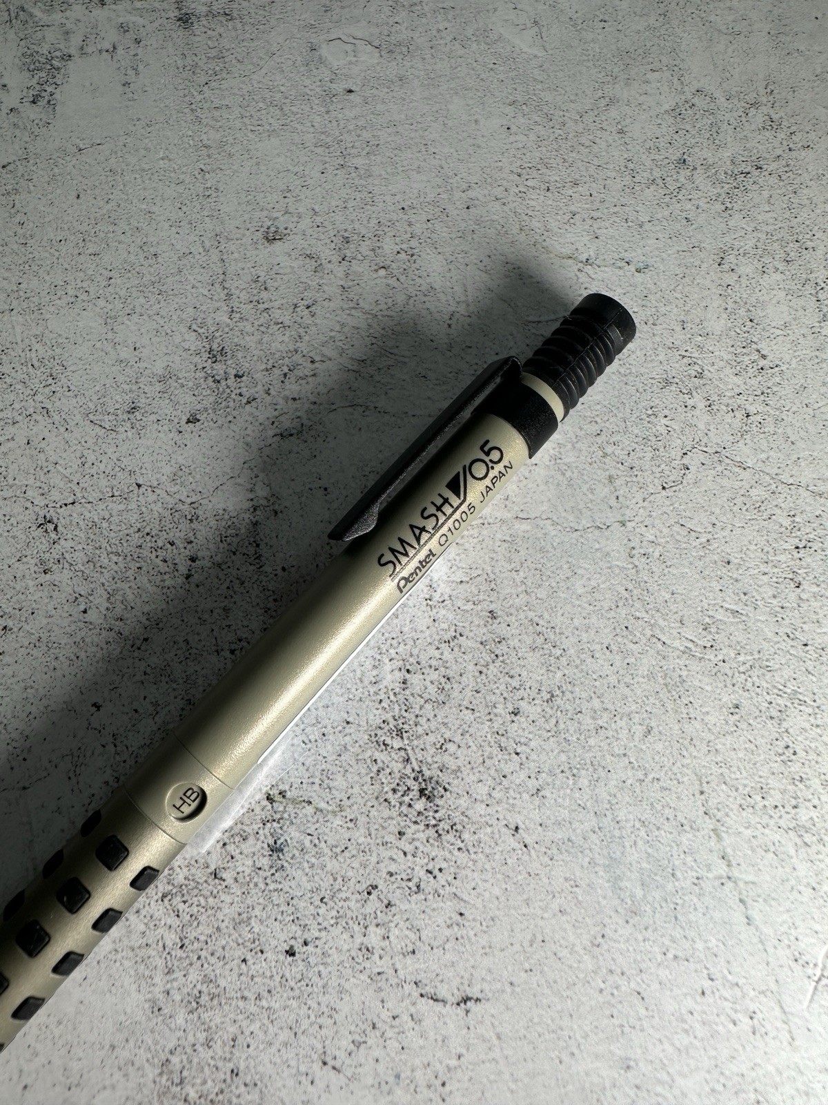 Pentel Smash Mechanical Pencil 0.5mm Gun metal Q1005-GMKS Limited Colors