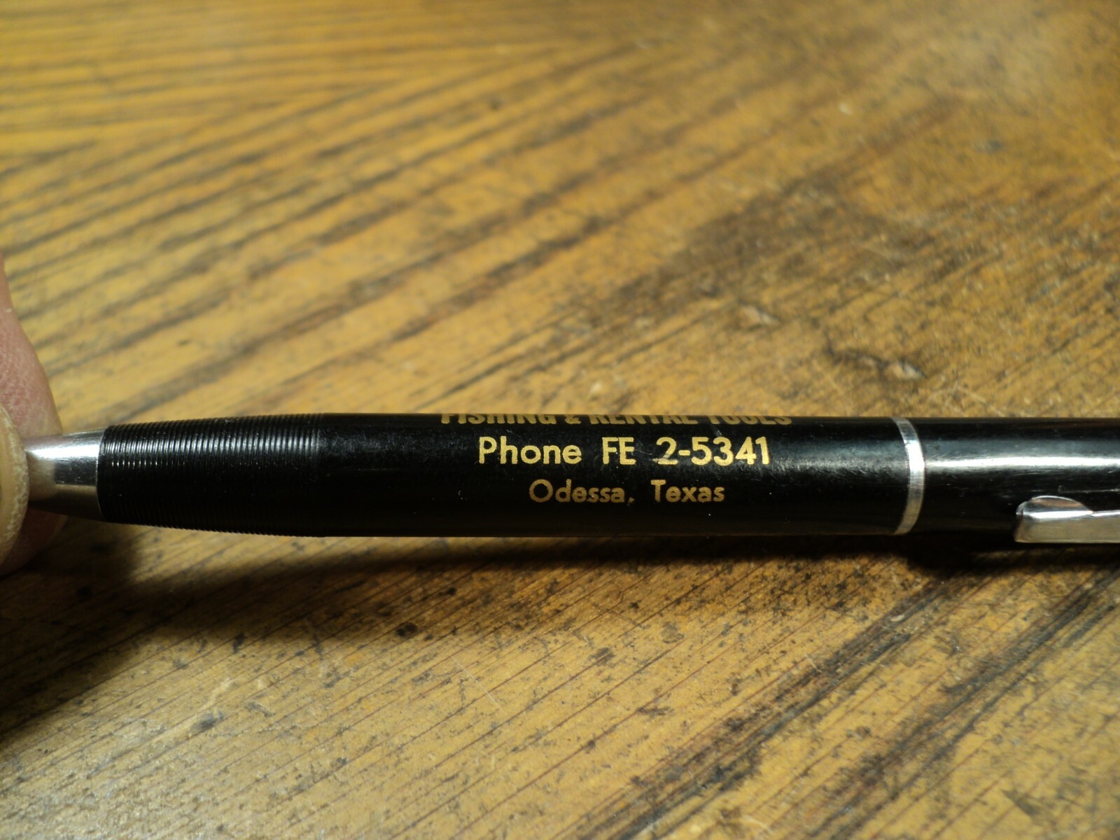 Vintage Ritepoint Mechanical Pencil Jennings & Keown Fishing & Rentals Odessa Tx