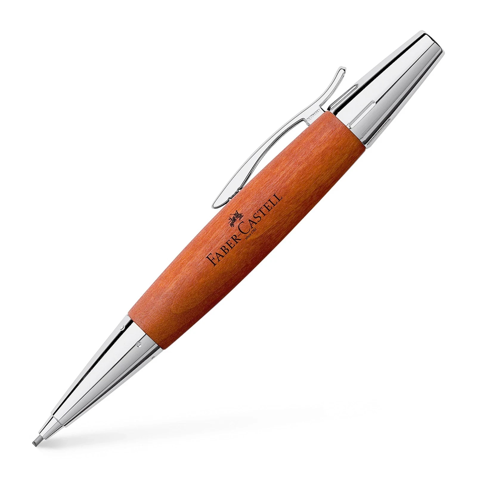 Faber Castell Mechanical Pencil Wood & Chrome 138382 (OPEN BOX)