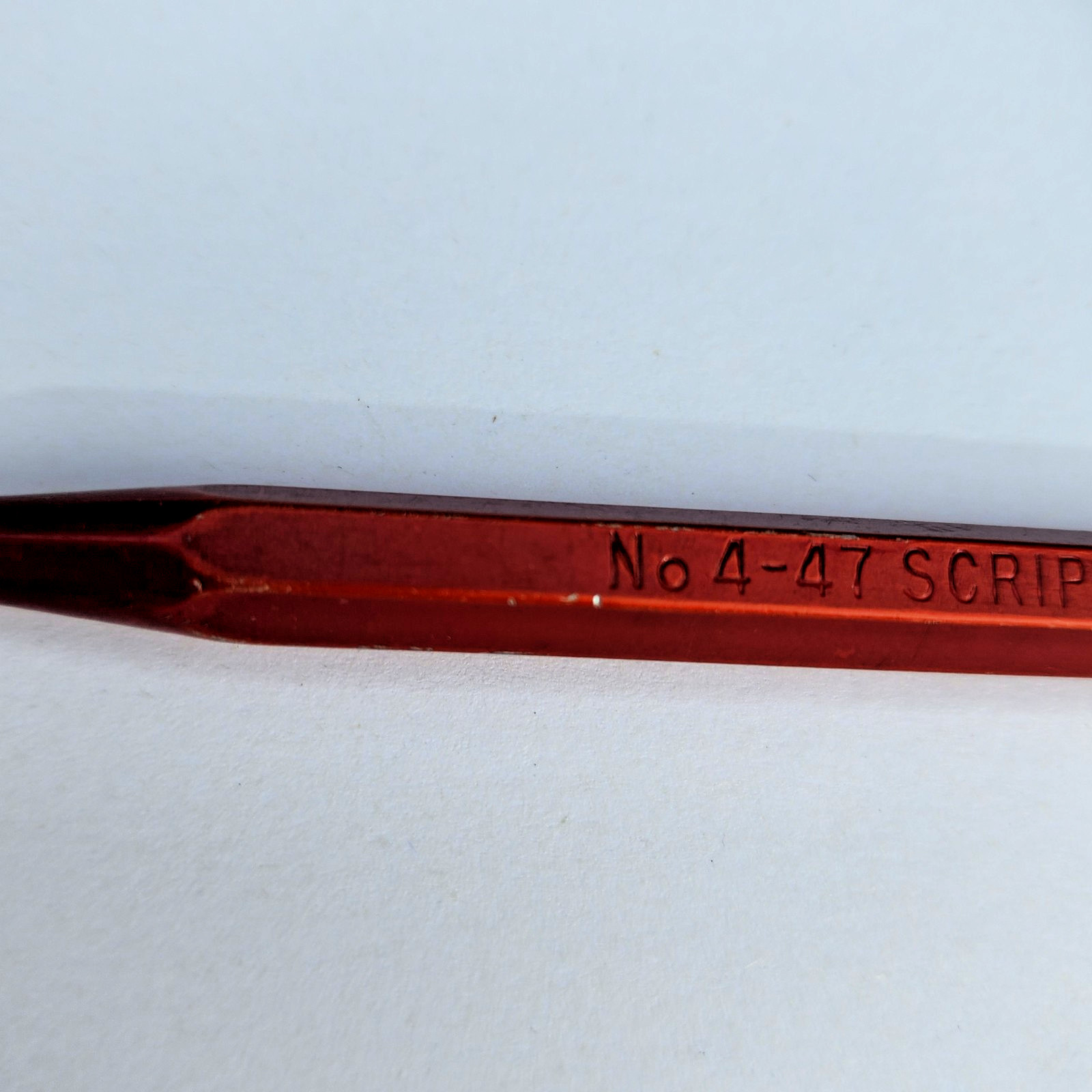 SCRIPTO No. 4 – 47 MECHANICAL PENCIL RED Orange Tone