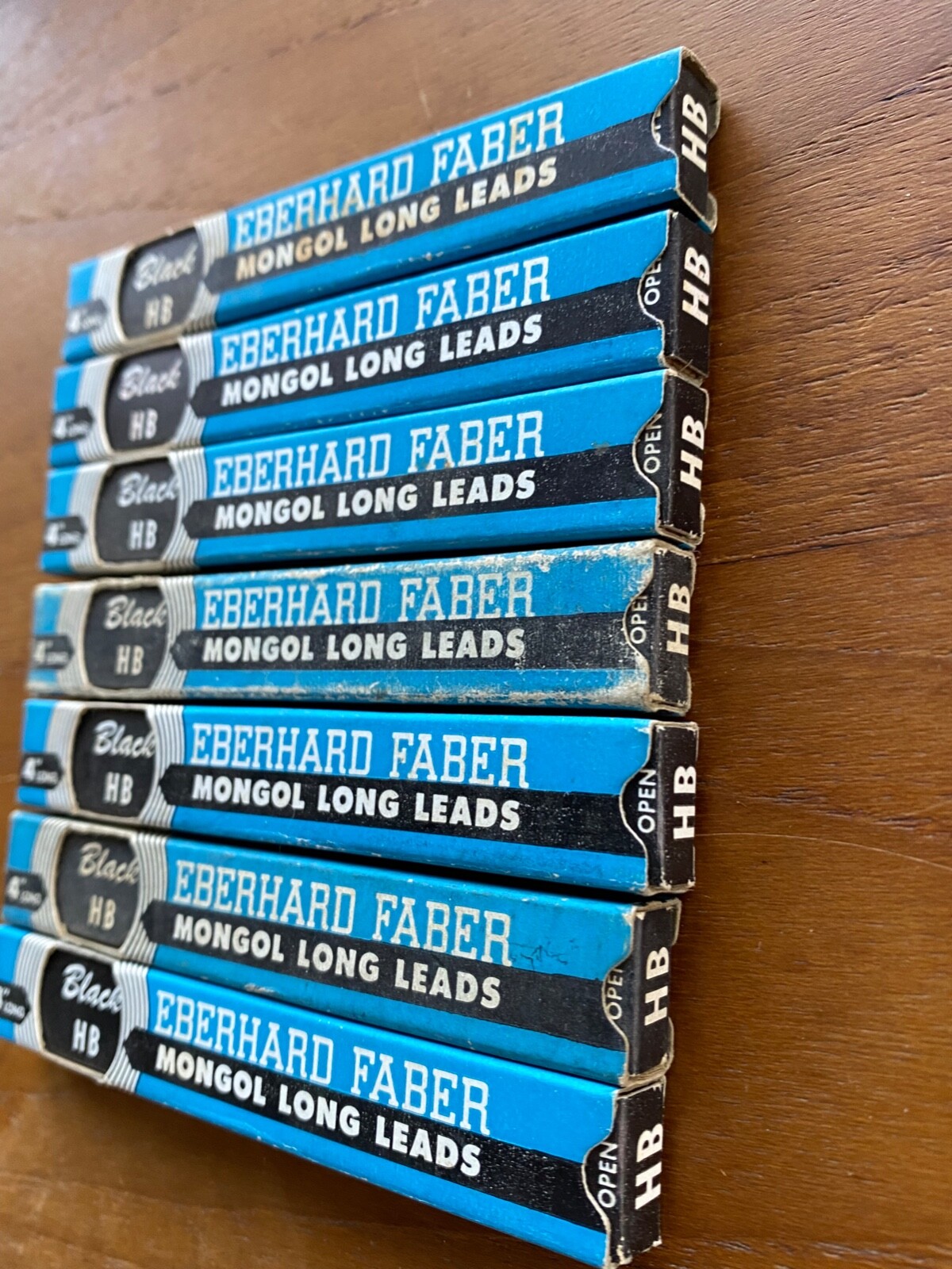 Vintage Eberhard Faber Pencil Leads for Mechanical Pencils Mongol Long Black HB
