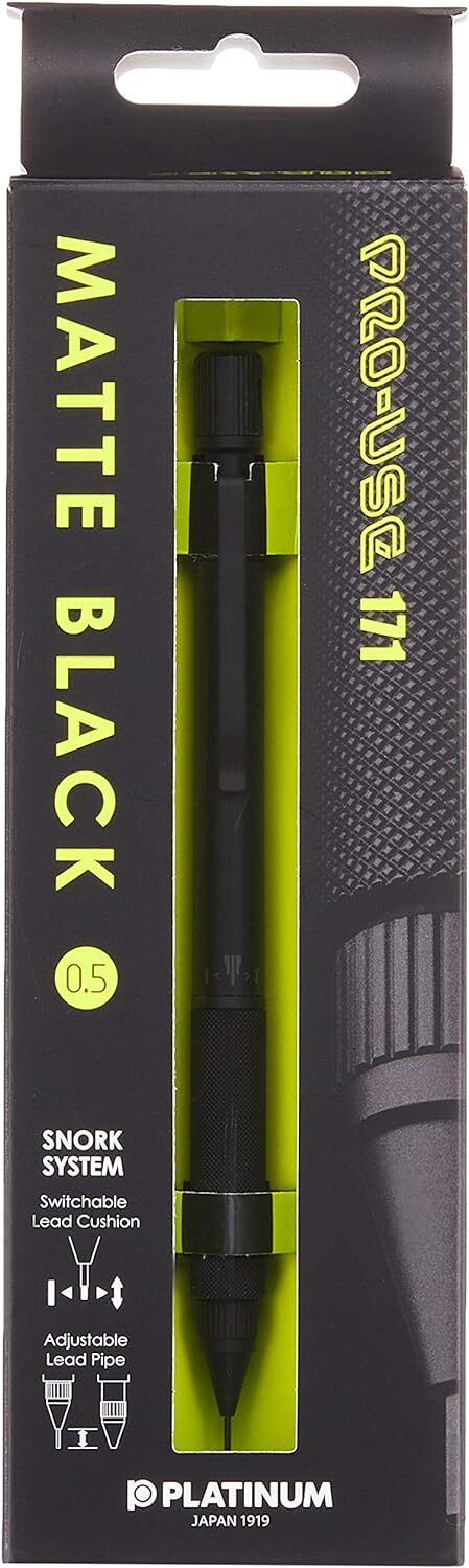 Platinum Fountain Pen Drafting Sharp Professional Use 171 0.5mm Matte Black