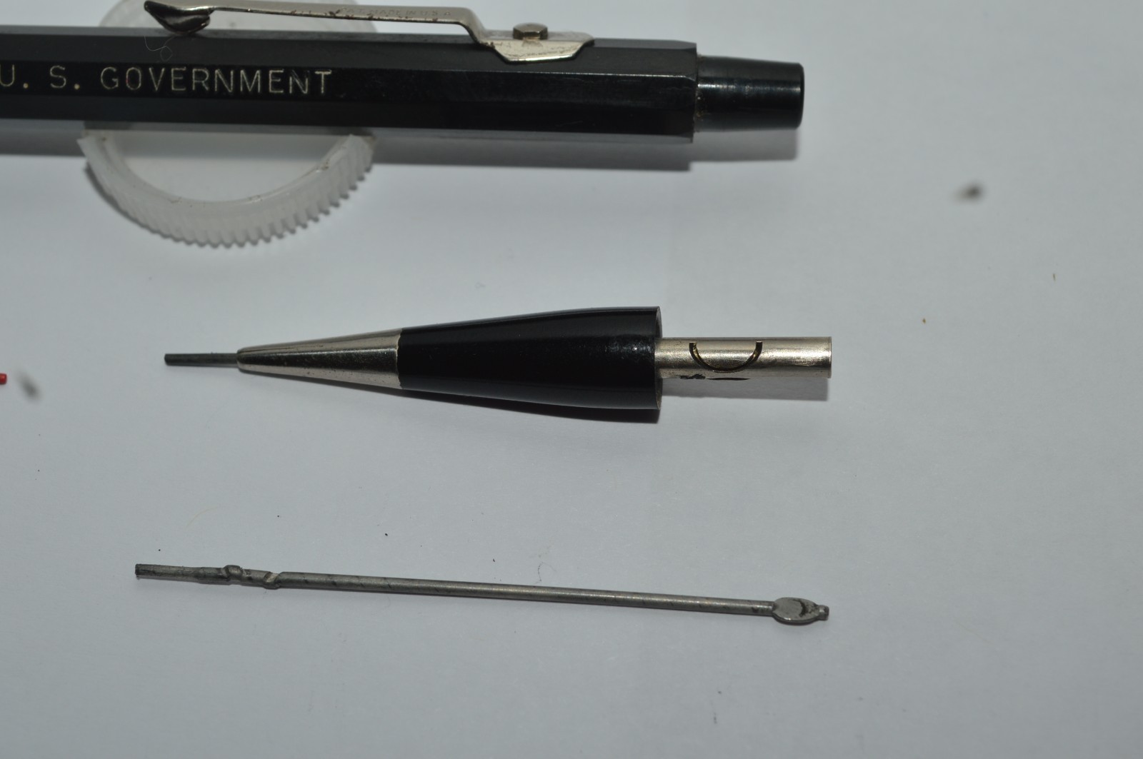 AUTOPOINT Twinpoint Red & Black Mechanical Pencil .9mm US Government Ca 1940’s