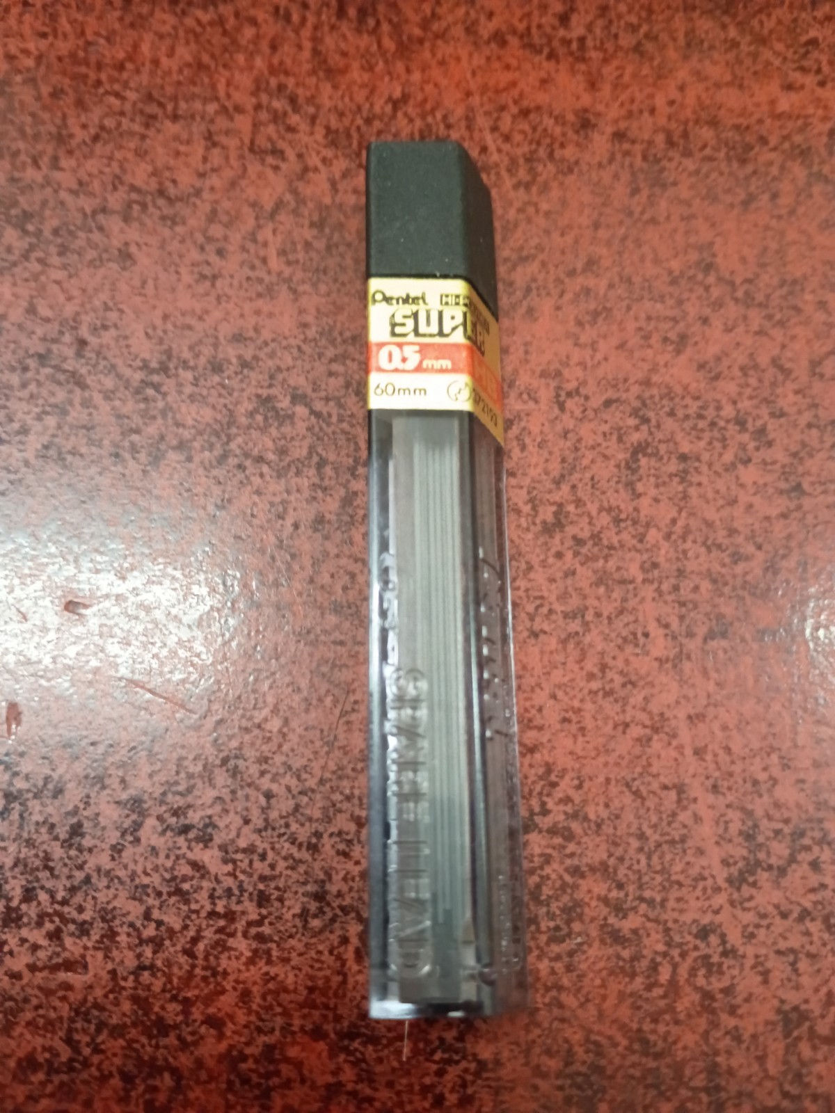 ONE TUBE Pentel Mechanical Pencil Refill Lead 0.5mm HB Hi-Polymer 12 pcs