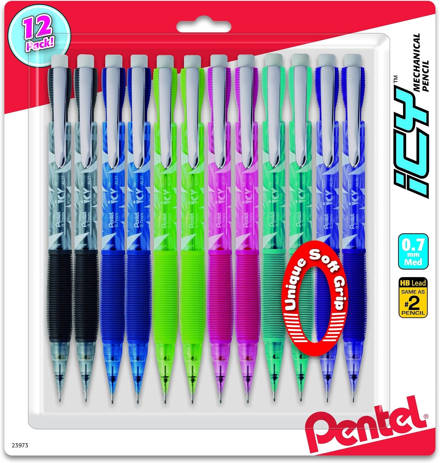 Icy Razzle-Dazzle Mechanical Pencil, (0.7mm), Assorted Barrels, Color May