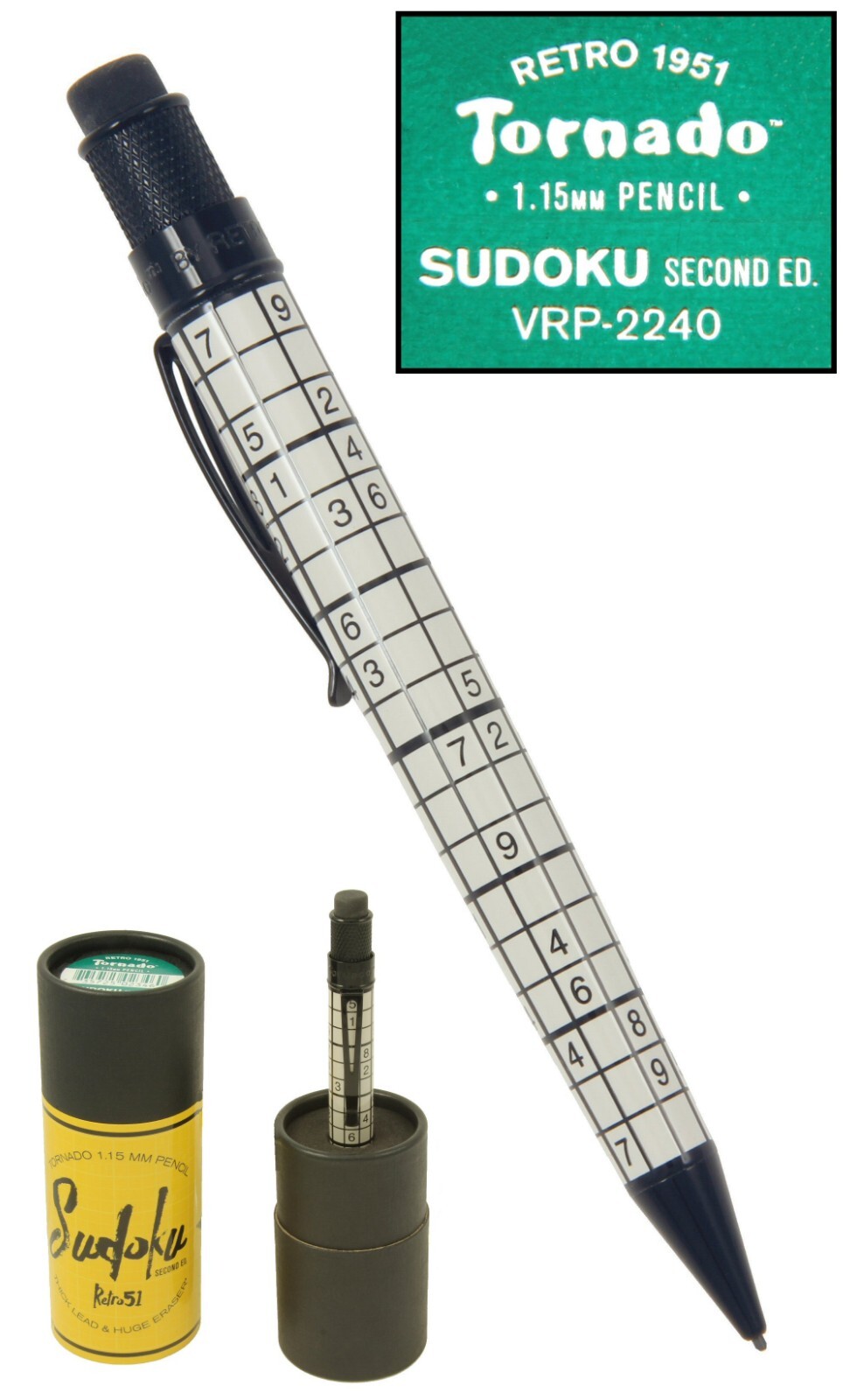 Retro 51 Sudoku Second Edition 1.15 mm Mechanical Lead Pencil #VRP-2240