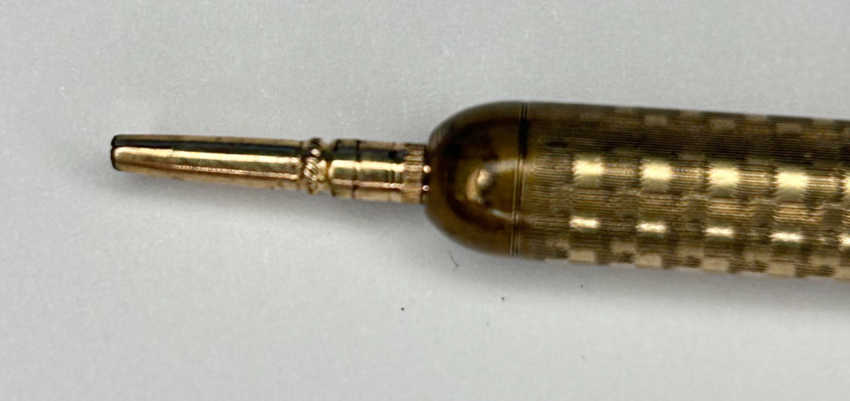 Antique Mechanical Pencil William S. Hicks 14Ct. Filled Mechanical Pencil