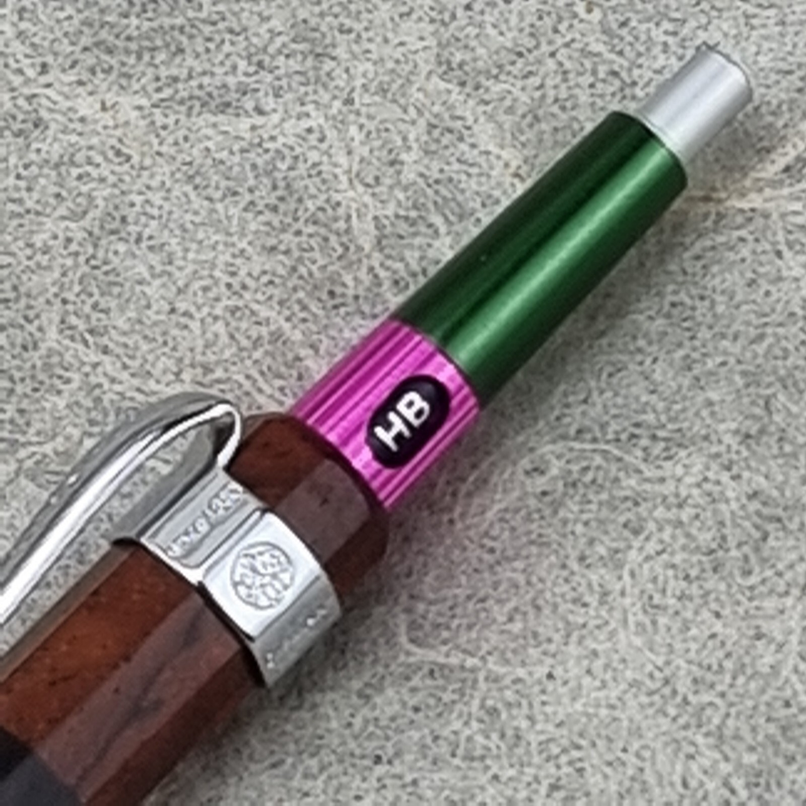 Hand Crafted Pentel PG5 Mechanical Pencil with Octagonal Wood Barrel