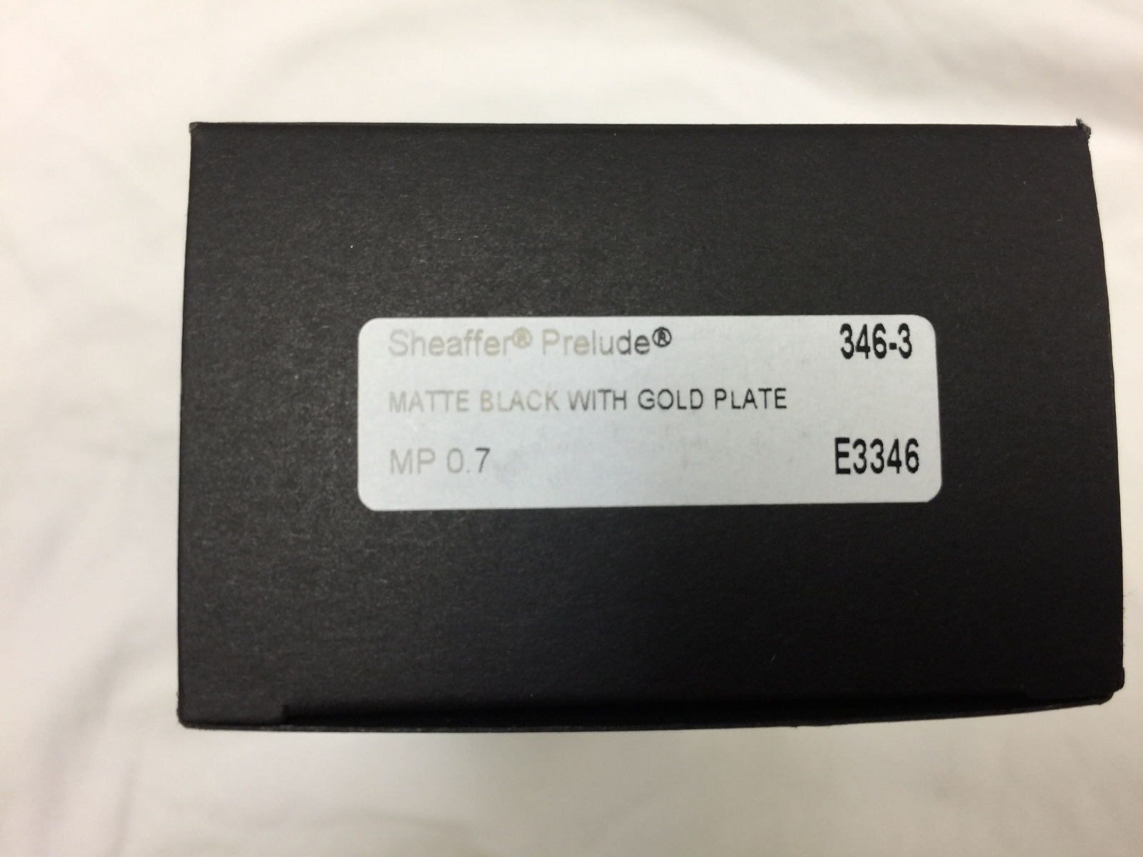 Sheaffer Prelude Matte Black w/22K Gold 0.7 Pencil 100% Authentic – USA Seller