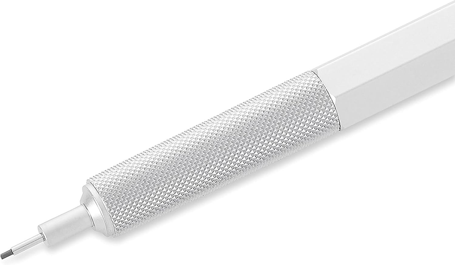 600 Mechanical Pencil, 0.7 mm Lead, Silver Metal Barrel – For Technical Writi…
