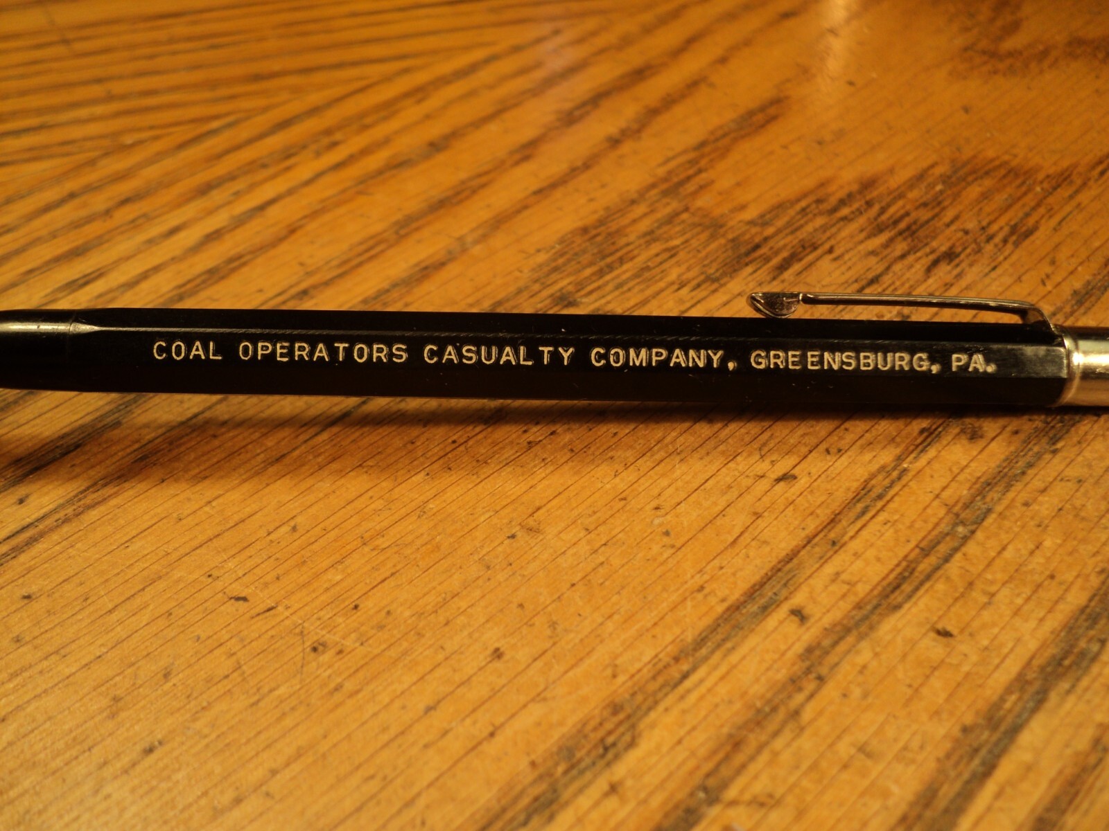 Vintage Autopoint Mechanical Pencil Milo Keigley Insurance Agency Mandan N D