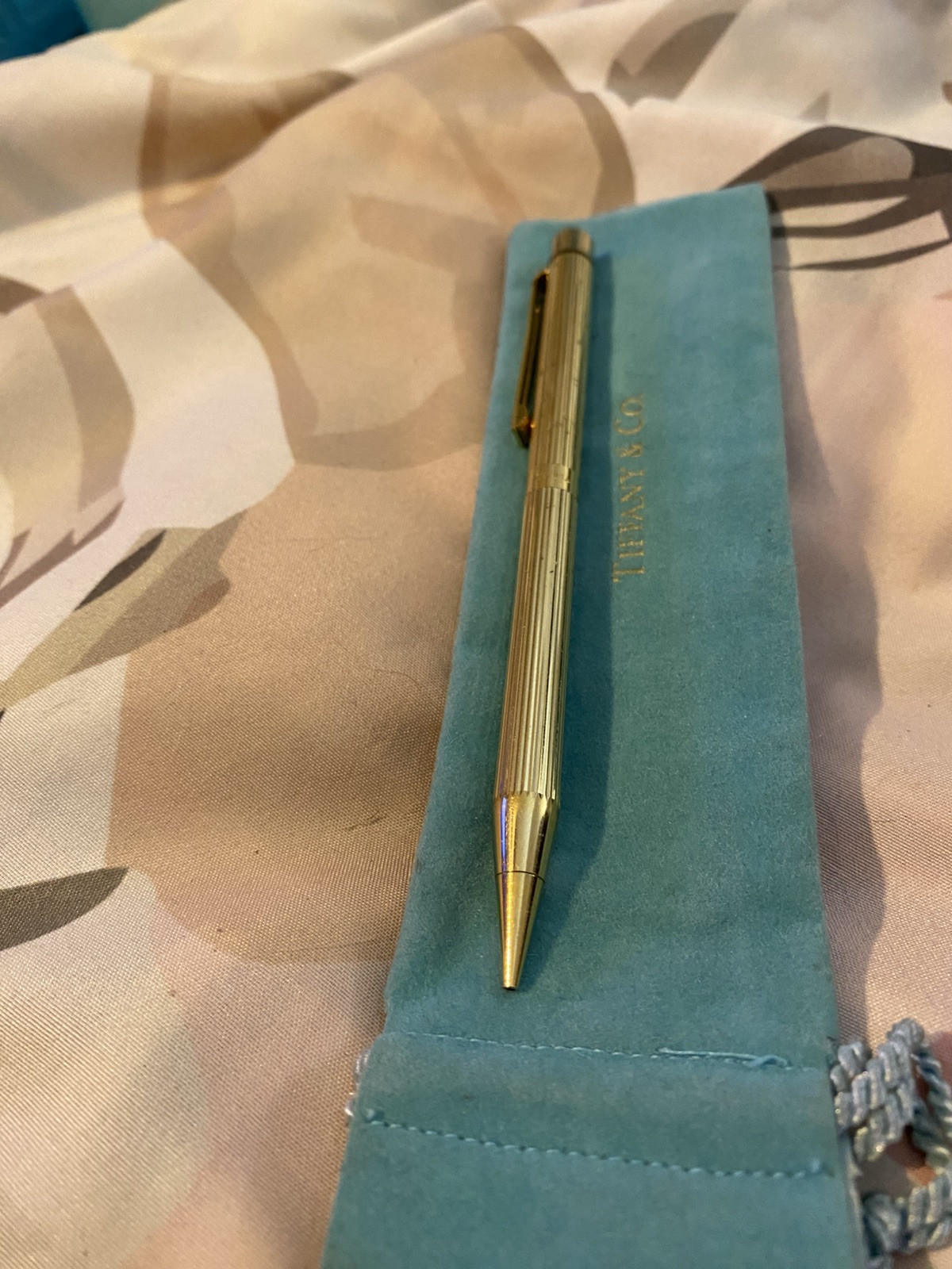 Vintage Sheaffer Gold Electroplated Mechanical Pencil White Dot Clip No Lead