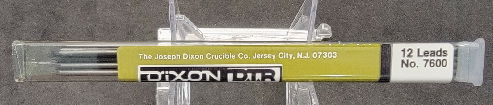 DIXON PENCIL LEADS NO. 7600 BLACK 2H JOSEPH DIXON CRUCIBLE 1 PACK /12 LEADS DTR