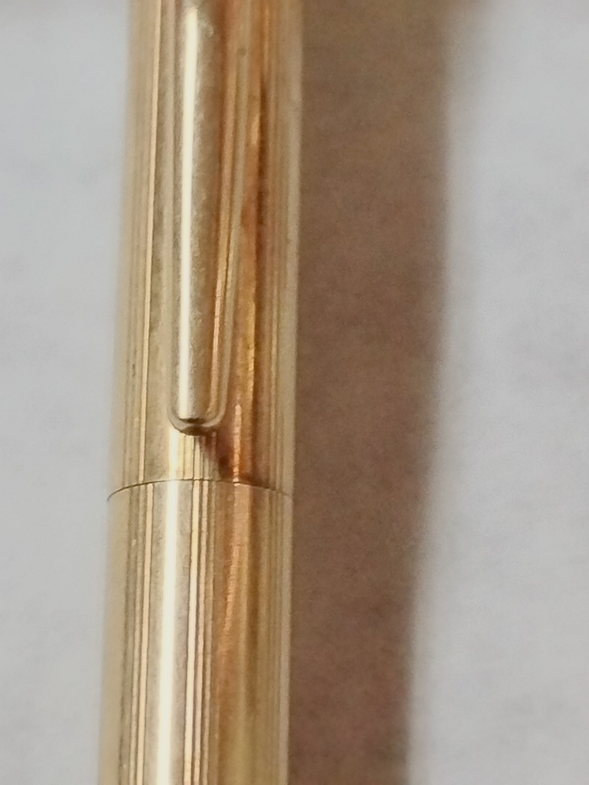 VTG Cross 10k Gold Filled Pencil with J&L Steel Logo Works-sm Dent L0#