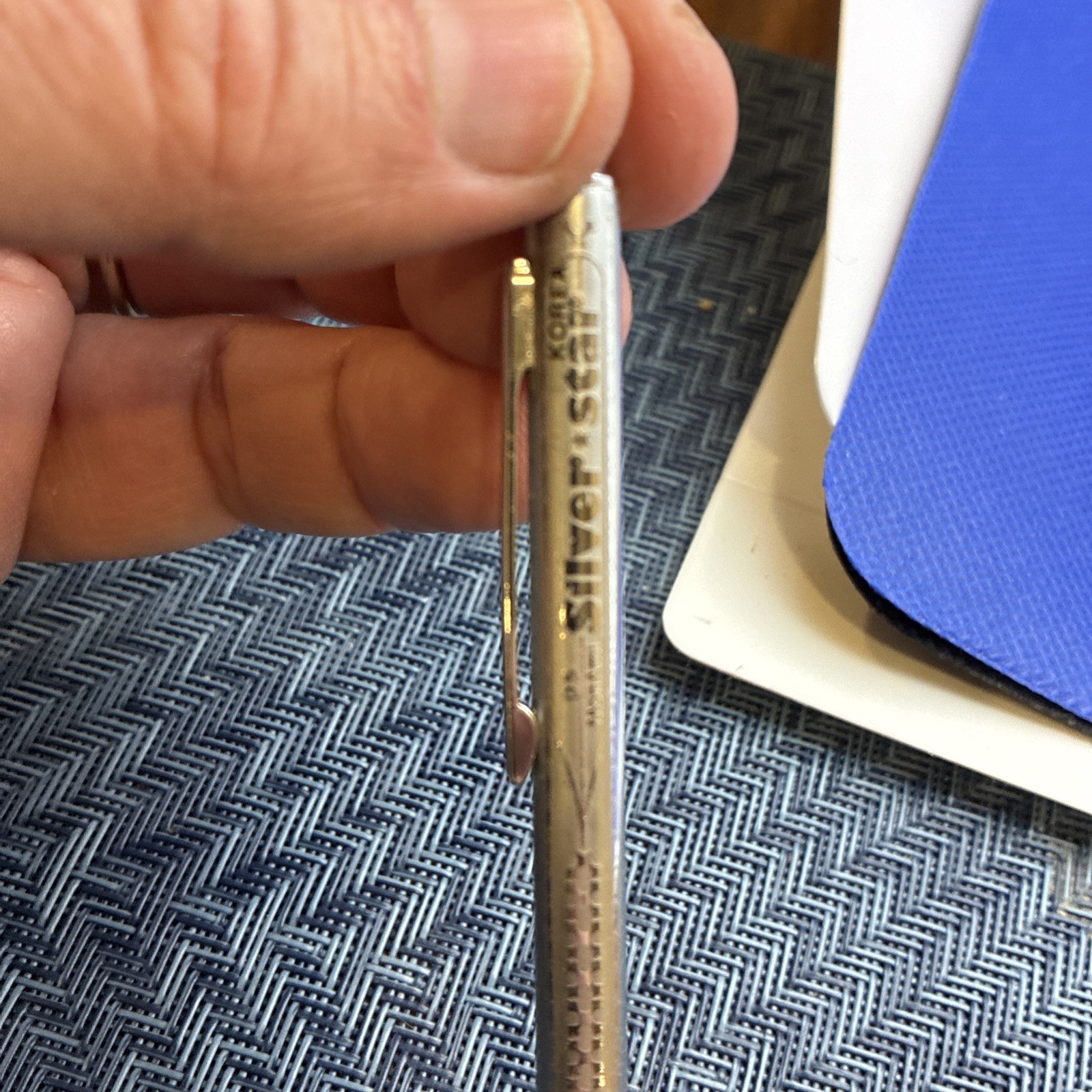 Vintage Retro Mon Ami Sharp Mechanical Pencil 1982 Silver Star