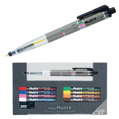 Pentel Lead Holder Set Multi 8 Piece PH802ST