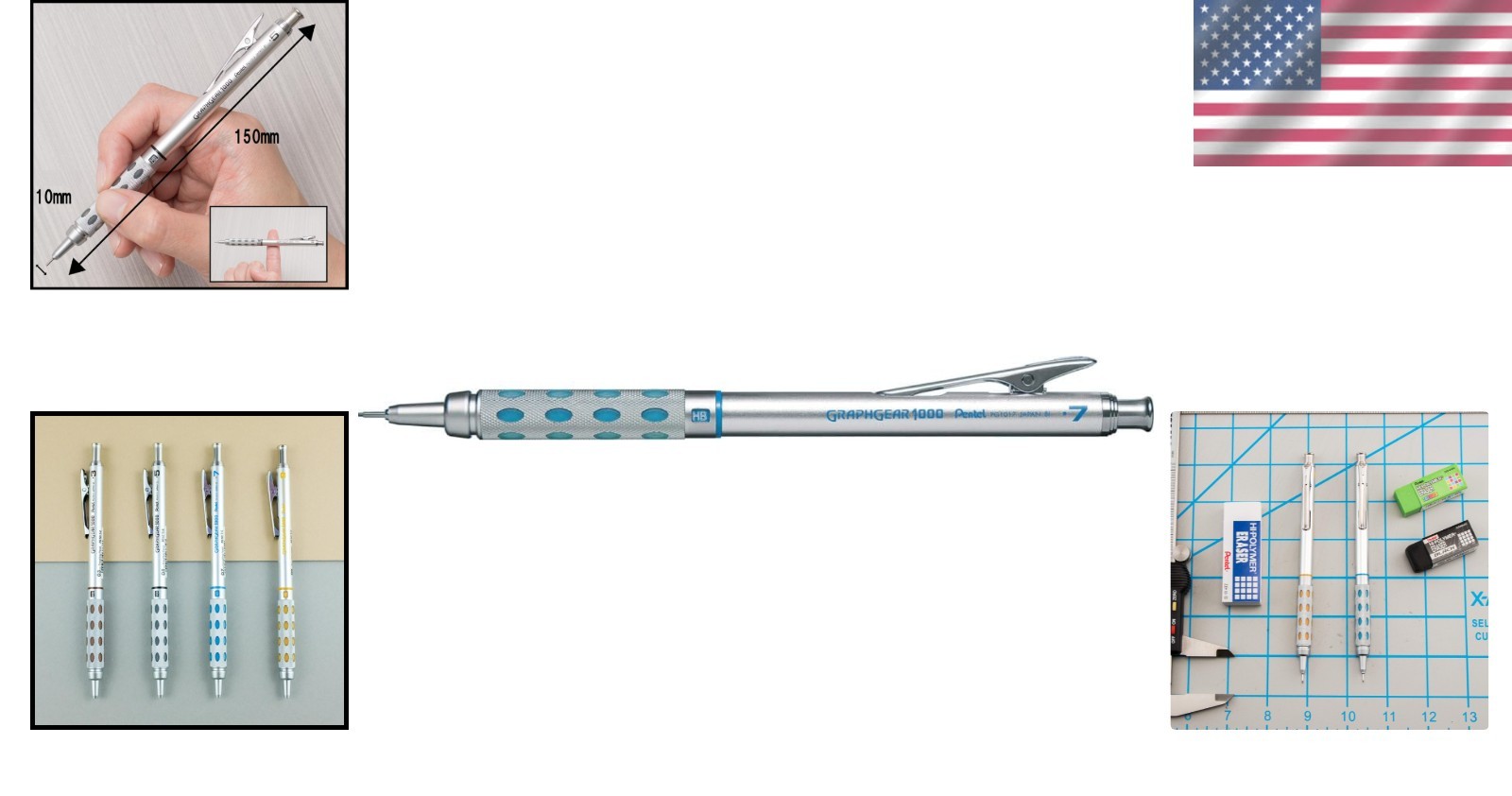 Professional Graph Gear 1000 Drafting Pencil – Durable & Refillable Design