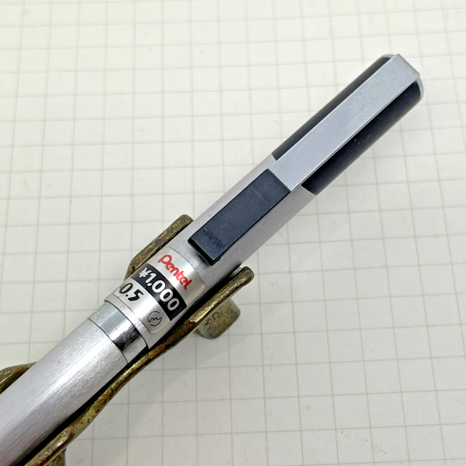 260b Pentel Mechanical Pencil Adonized Aluminum Barrel P125 NOS Made in Japan