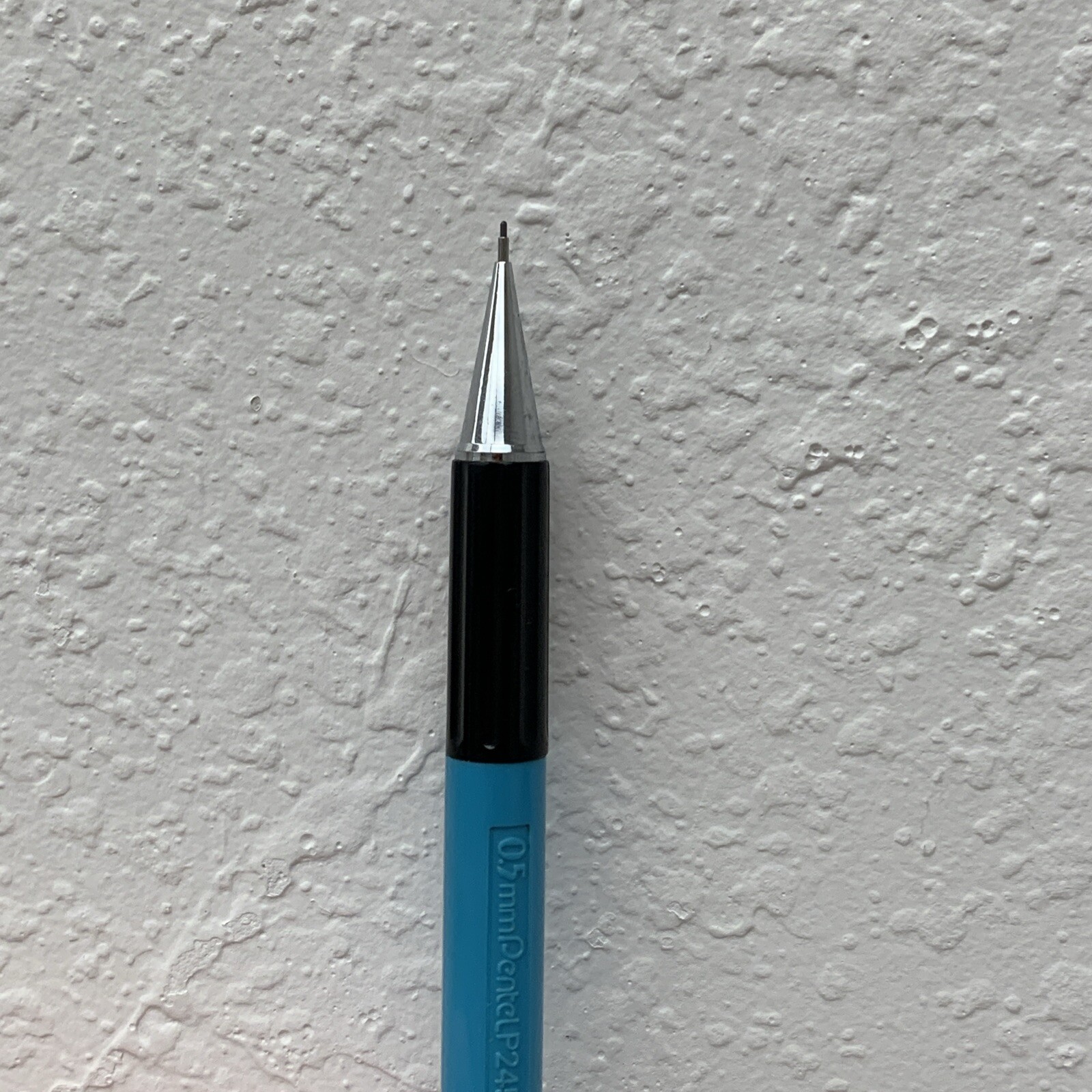 Vintage Pentel P245 Mechanical Pencil 0.5mm Light Blue Barrel RARE