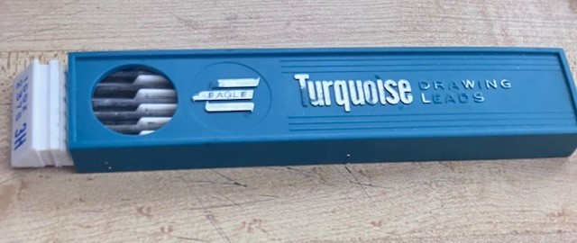 Turquoise Eagle Drawing Leads 3H (read des.)