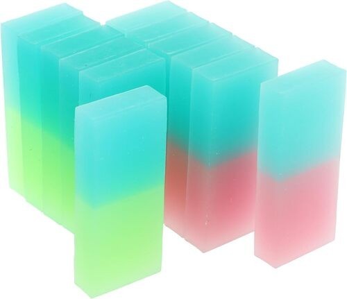 8Pcs Colorful Gradient Pencil Erasers Set, Colored Cube Erasers Cute Gradient Er