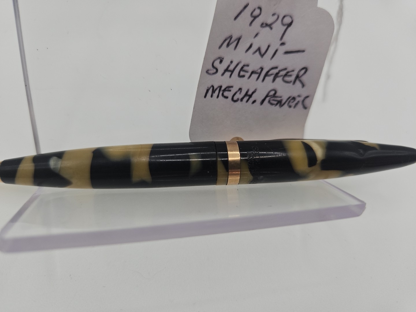 Sheaffer Lifetime Pearl & Black w/Gold Trim 1.1mm Mechanical Pencil – 1920”s