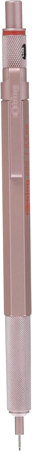 ROTTLING Mechanical Pencil Rose Gold 600 1 Count (Pack of 1), rose gold