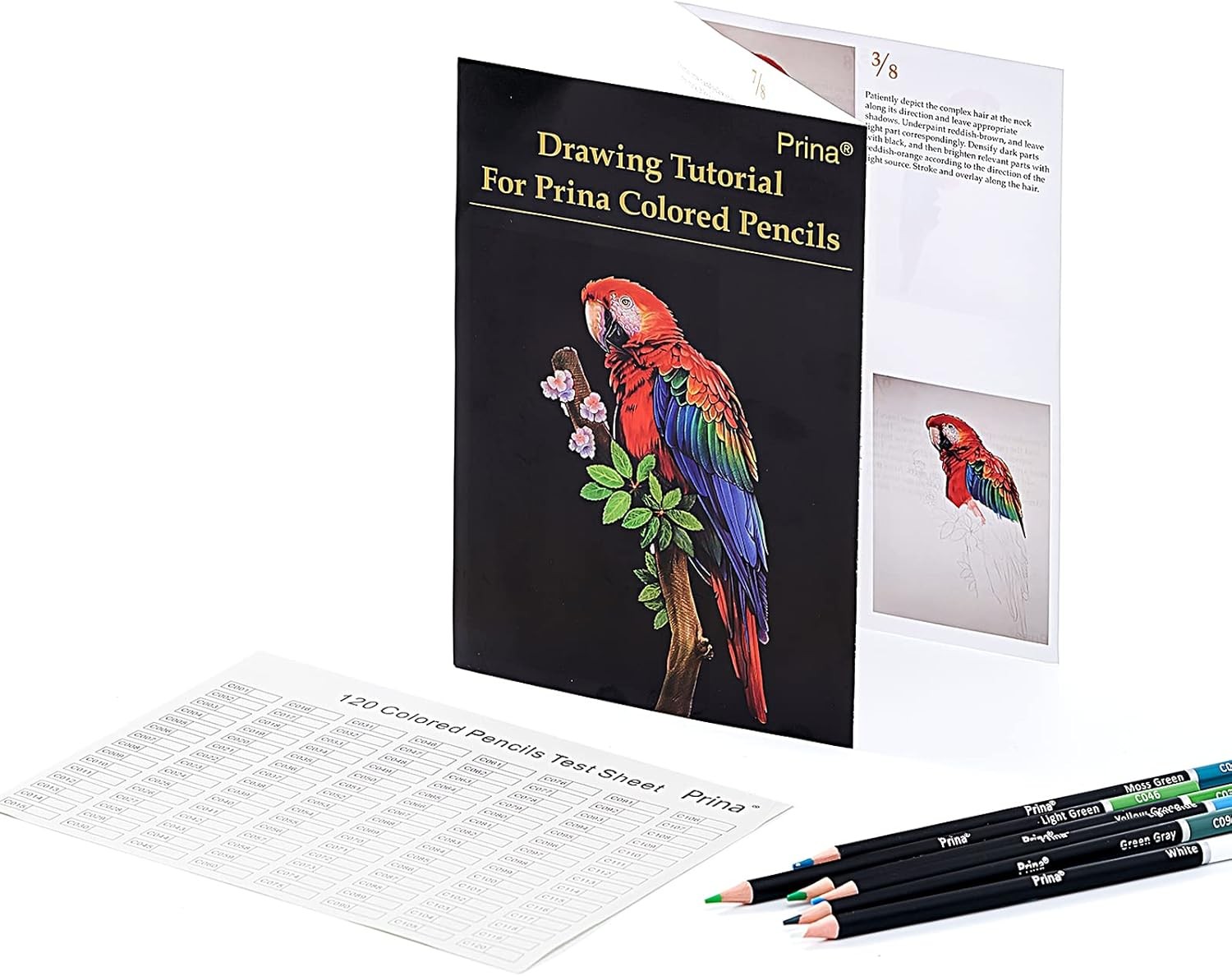 PRINA Art Supplies 120 Colors Colored Pencils Set for Adults Multicolor