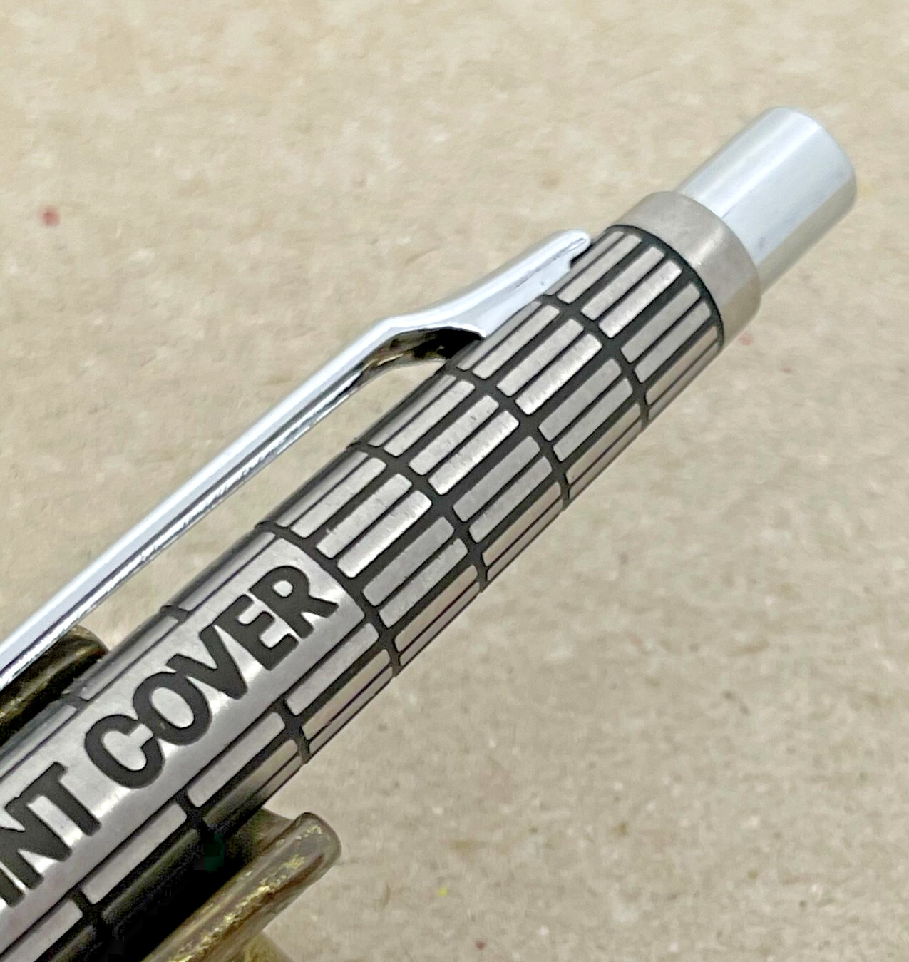Pilot Mechanical Pencil Elite Stainless Steel Barrel UBE Logo Made in Japan