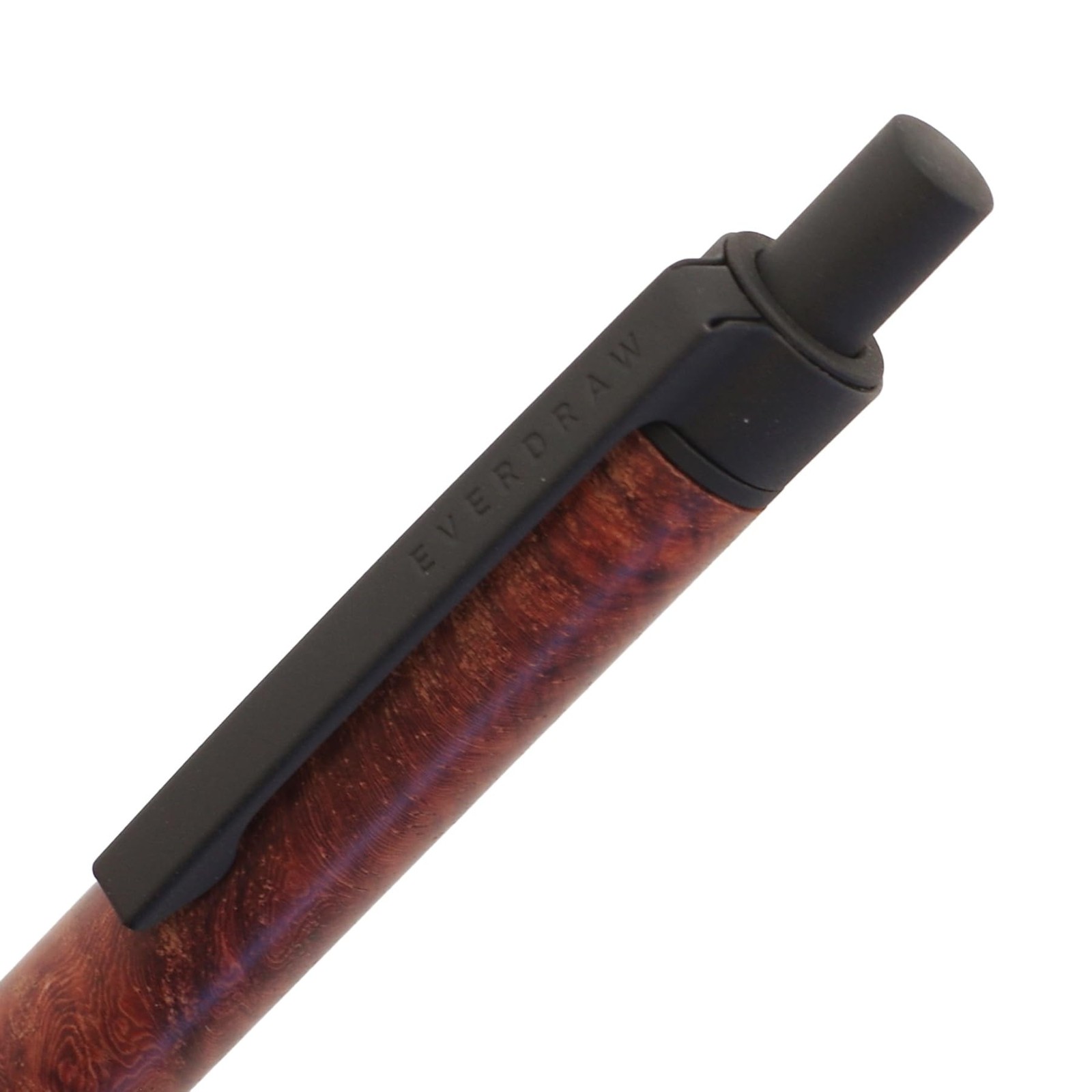Everdraw mechanical pencil, fine wood finish, matte black, 0.5mm, rosewood, LDWB