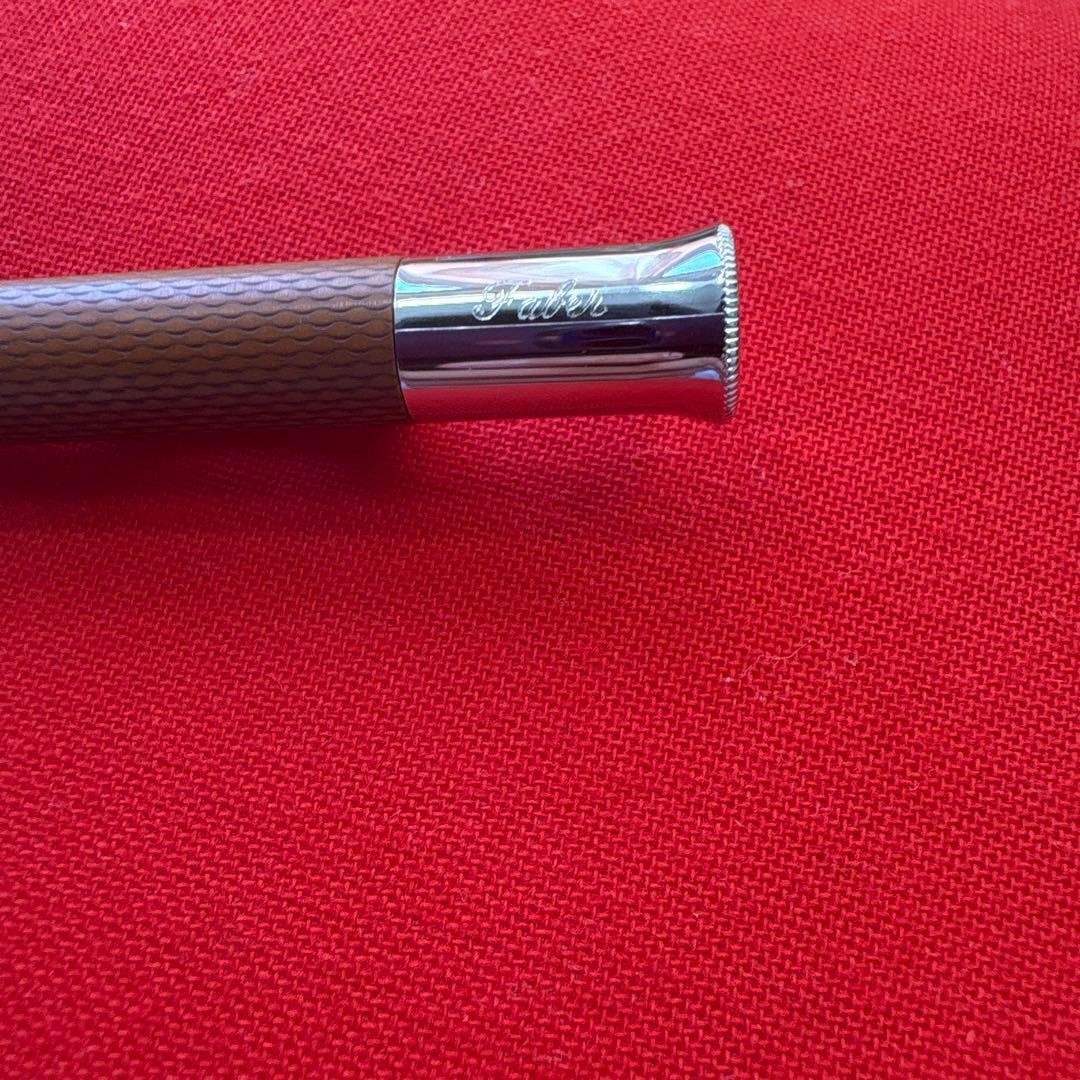 Graf von Faber-Castell Guilloche Cognac 0.7mm Mechanical Pencil New Luxury Japan
