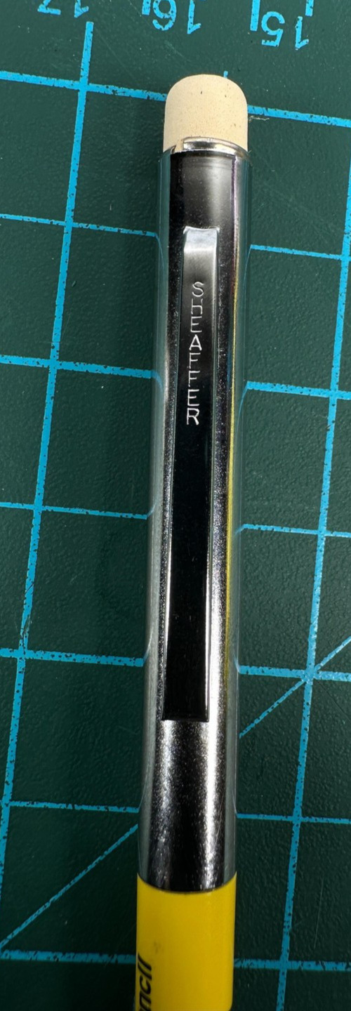 VTG Sheaffer Salesman Sample Yellow Pages Mechanical Pencil PL101 Advertising