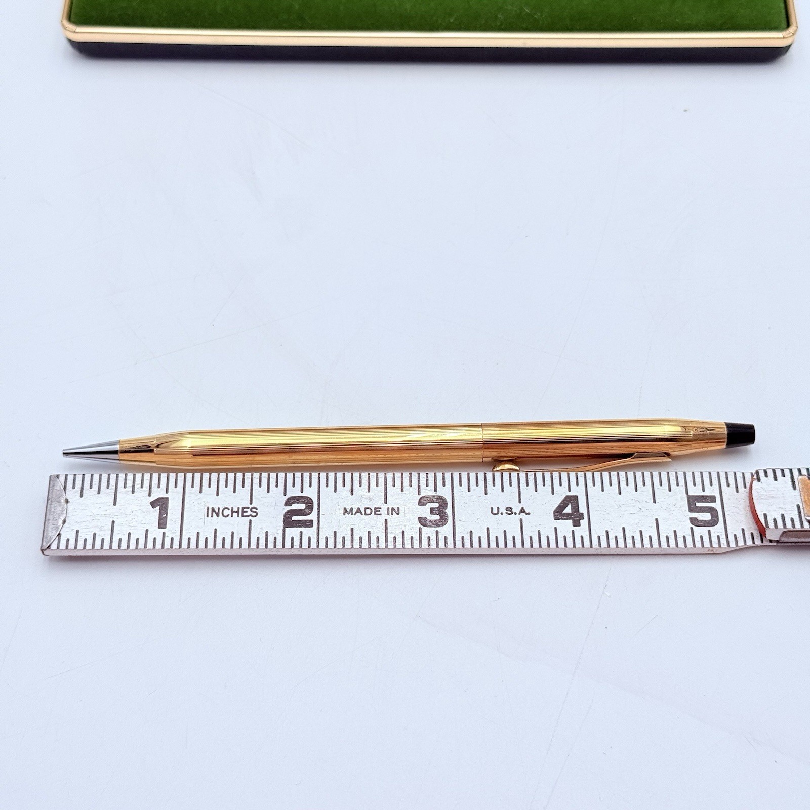 Cross 0.5mm Mechanical Pencil 1/20 10K Gold Filled Twist Click In Box