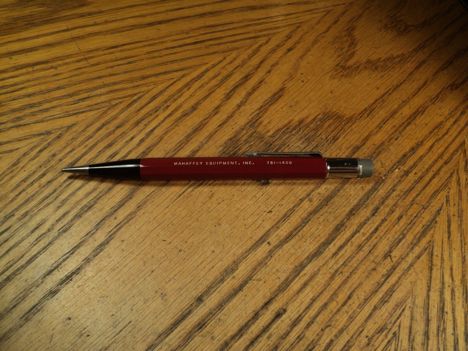 Vintage Autopoint Mechanical Pencil Advertising Mahaffey Equipment Inc.