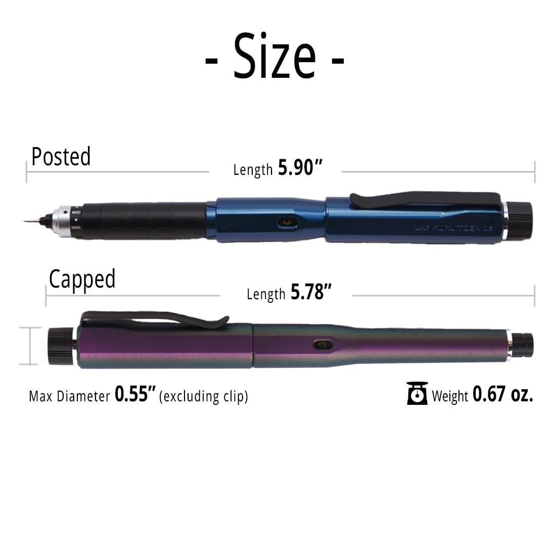 Uni Mitsubishi Pencil Kuru Toga Dive 0.5mm Mechanical Pencil Abyss Blue M550001P