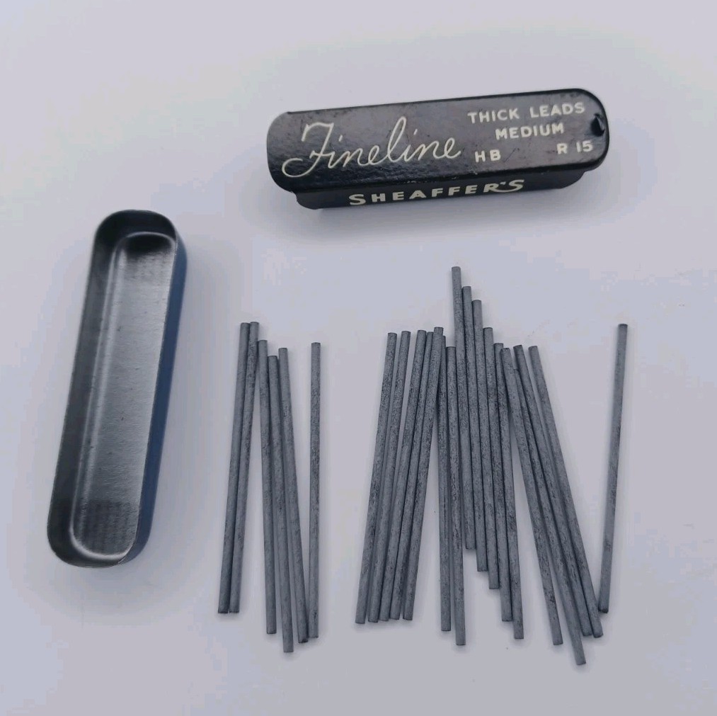 Vintage Sheaffer’s Fineline 23 Thick Pencil Leads Medium HB R 15