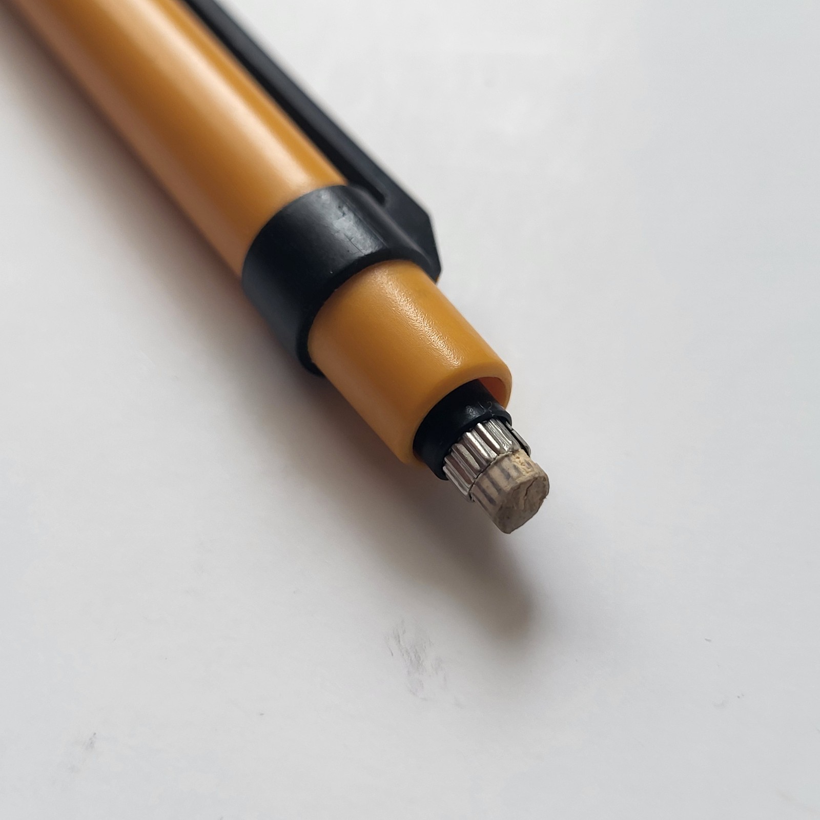 Vintage Staedtler Polo 0.5 Mechanical Pencil Yellow & Black Made In Germany