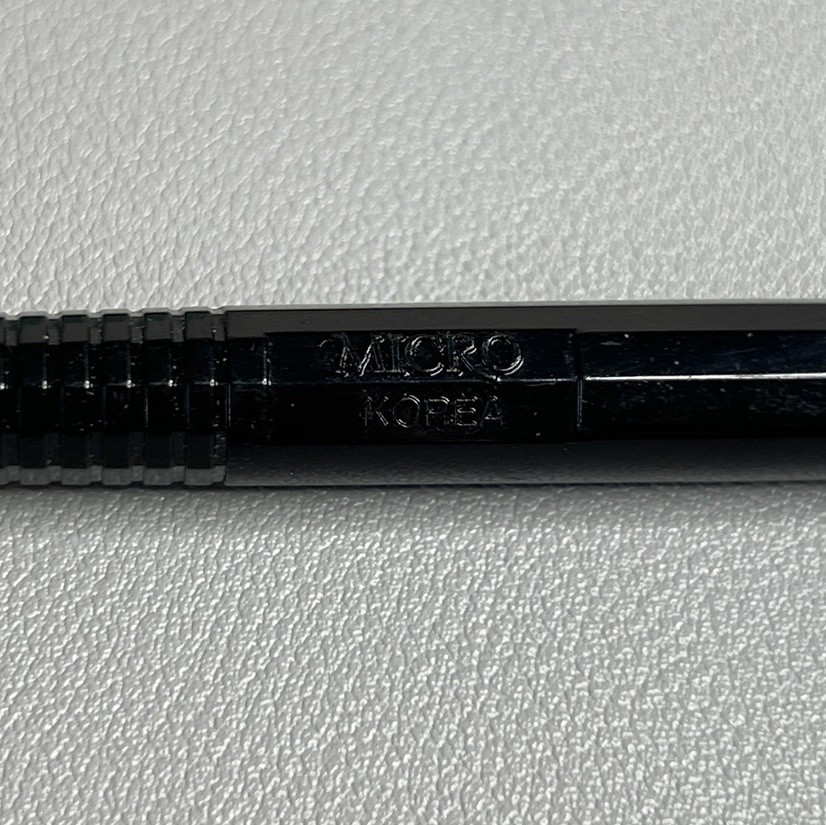 Vintage Micro Korea Q-Tech 7-135 Mechanical Pencil 0.5mm Black Drafting RARE 90s