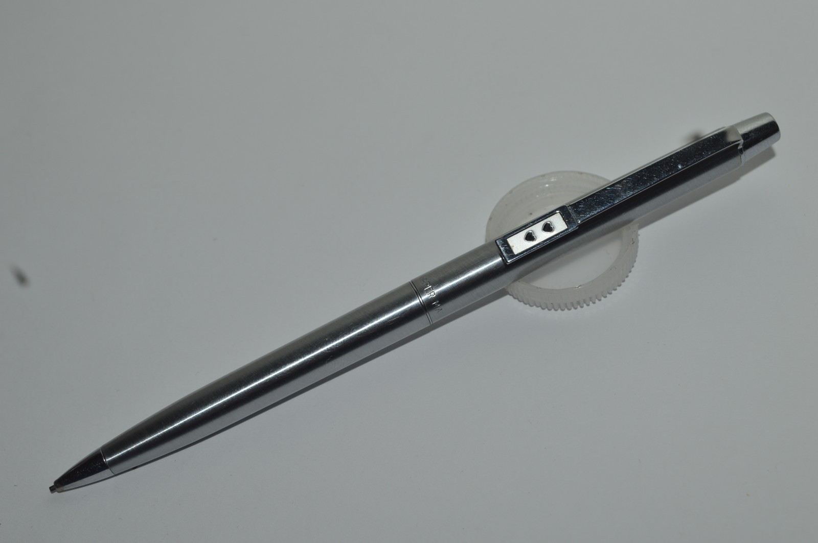 Paper Mate Profile # 2 Regular Grip Mechanical Pencil St Steel 0.9mm 1980’s USA