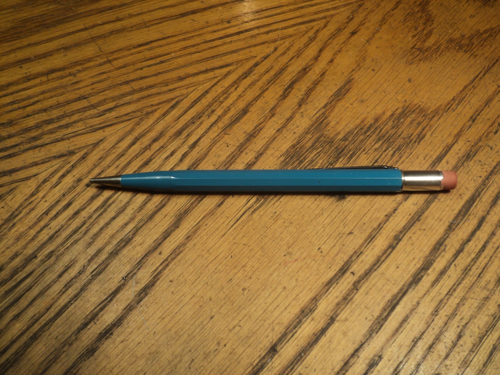 Vintage Autopoint Mechanical Pencil Blue Body & Tip 5-1/2″ Long USA A