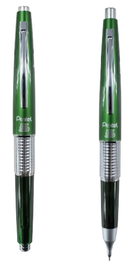 Pentel Kerry Limited Edition Retro Green P1035-TDKS 0.5mm Mechanical Pencil New