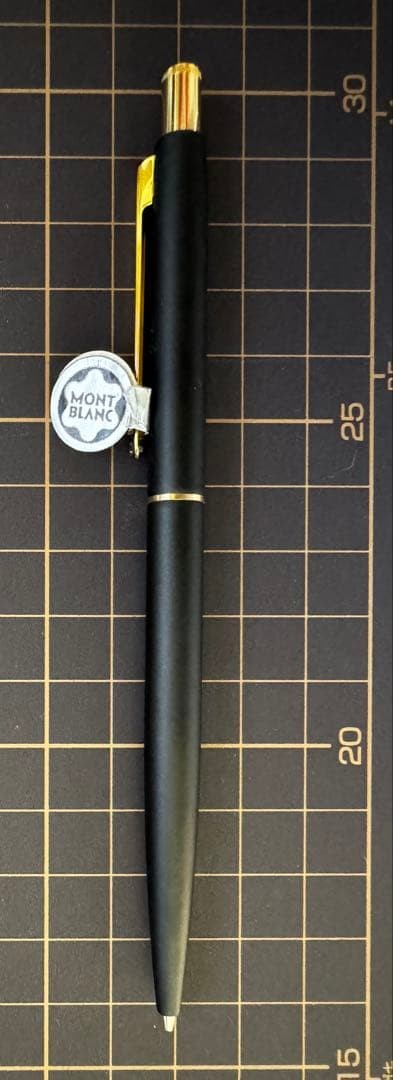 Montblanc Mechanical Pencil 0.5mm Matte Black Gold Technical Vintage Rare Japan